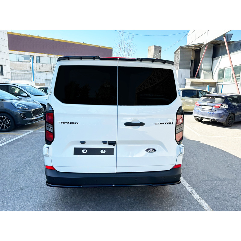 Dakspoiler  Ford Transit Custom (V710) 2023- & Volkswagen Transporter T7 2024- (met 2 achterdeuren) (PU)
