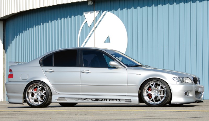 Frontbumper BMW E46 M3-Look vanaf 2002 RiegerFrontbumper BMW E46