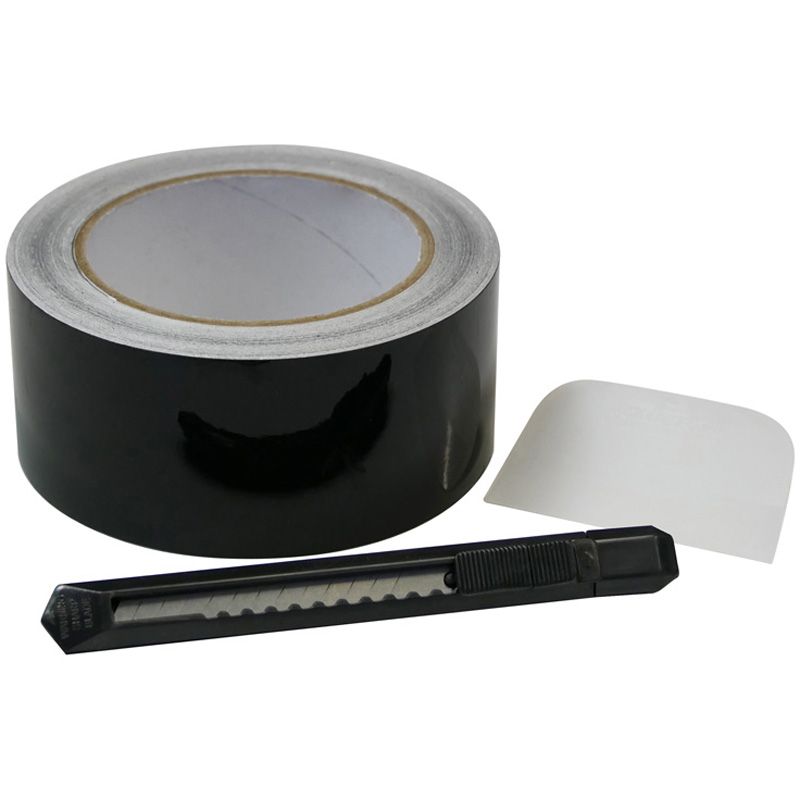 Foliatec 'Chrome Out' Set Black Matt - Film strip 5cm x 15m