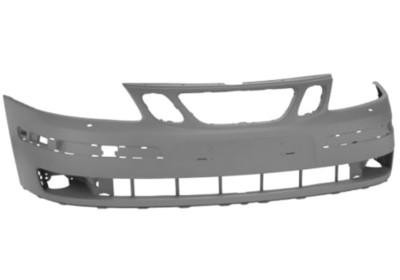 voorbumper, in primer, met mistlampgaten Saab 9-3, 2002-2007