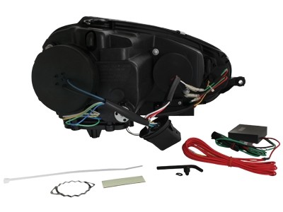 Headlights VW Golf V 03-09 Devil Eyes Dlite LED Black