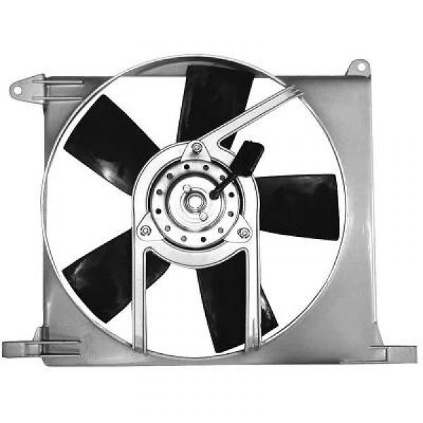 Radiator FAN COMPLEET ASTRA F 91-98 voor 8125186/187 1.4/2.0 BEN