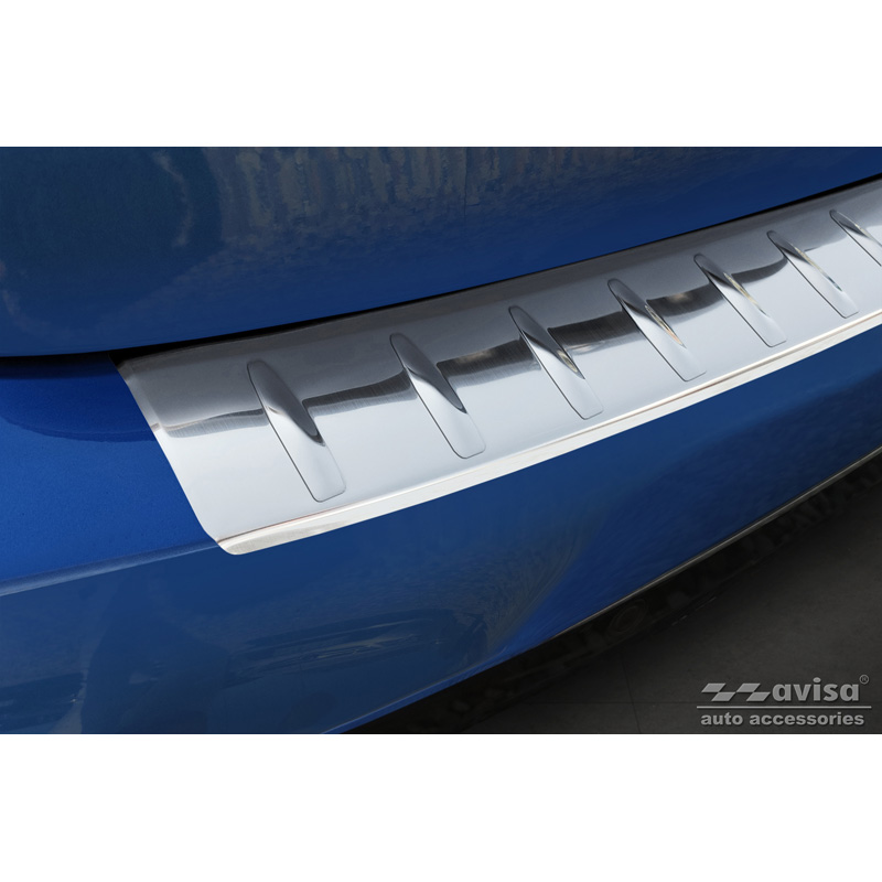 Stainless Steel Rear bumper protector  BMW 2 Active Tourer F45 2013-2021 with M-Pakage 'Ribs'