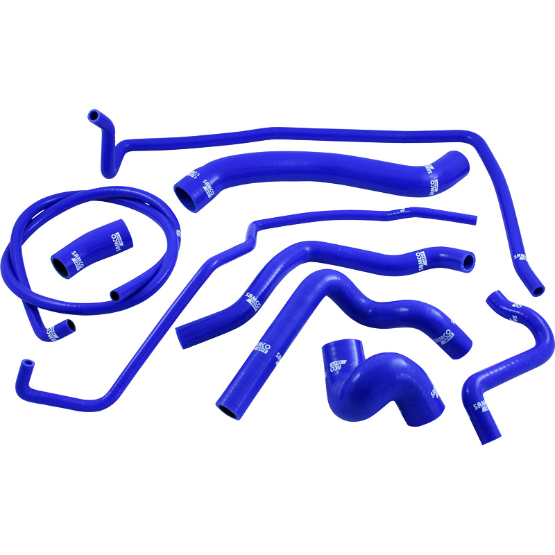 Samco Hose Kit  Vauxhall Astra GSi 2000 C20L 16v XE 1993- - 9-pieces - Cooling - Blue