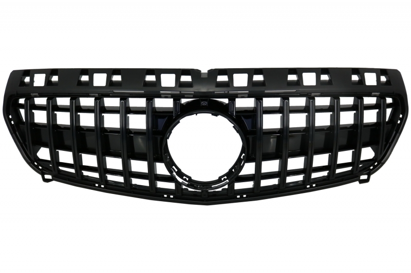 Grill Mercedes A-Klasse W176 12-15 GT-R Panamericana Zwart Glans