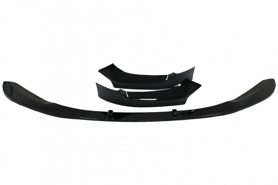 Voorspoiler BMW 1 Serie F20 / F21 11-15 M-Pakket Glans Zwart