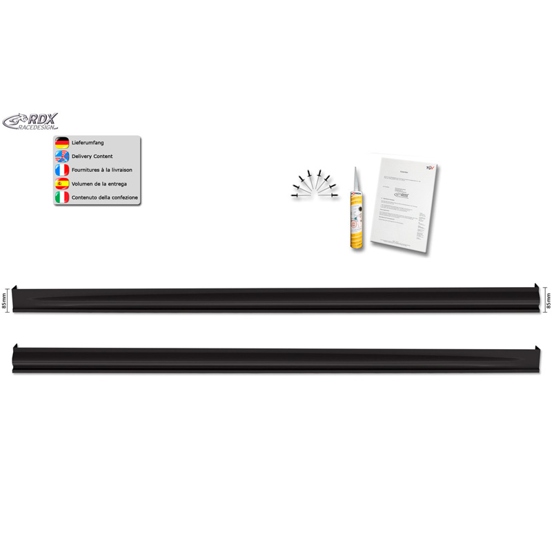 Side skirts  Opel Corsa F 2019- 'Edition' (ABS)