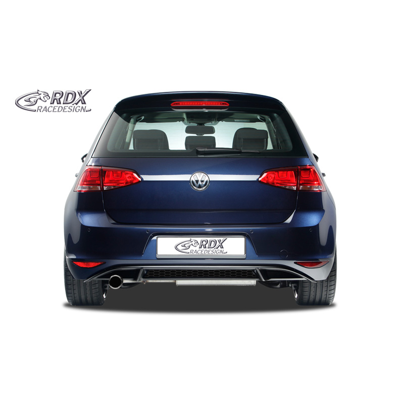 Rear bumper skirt 'Diffusor'  Volkswagen Golf VII HB 3/5-doors 2012- 'GTI-Look' excl. GTi/GTD (PUR)