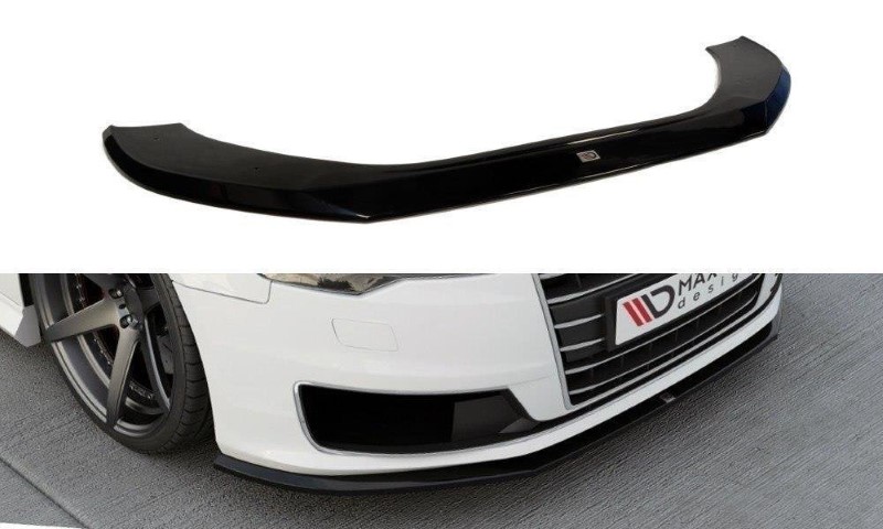 Voorspoiler Audi A6 Ultra C7 FL Glanzend Zwart