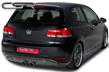 Achterbumper Diffusor VW Golf VI SFLine