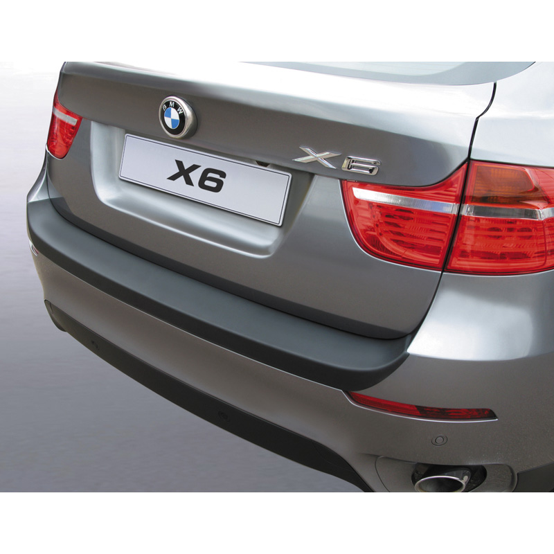 ABS Rear bumper protector  BMW X6 E71 5/2008-3/2012 Black