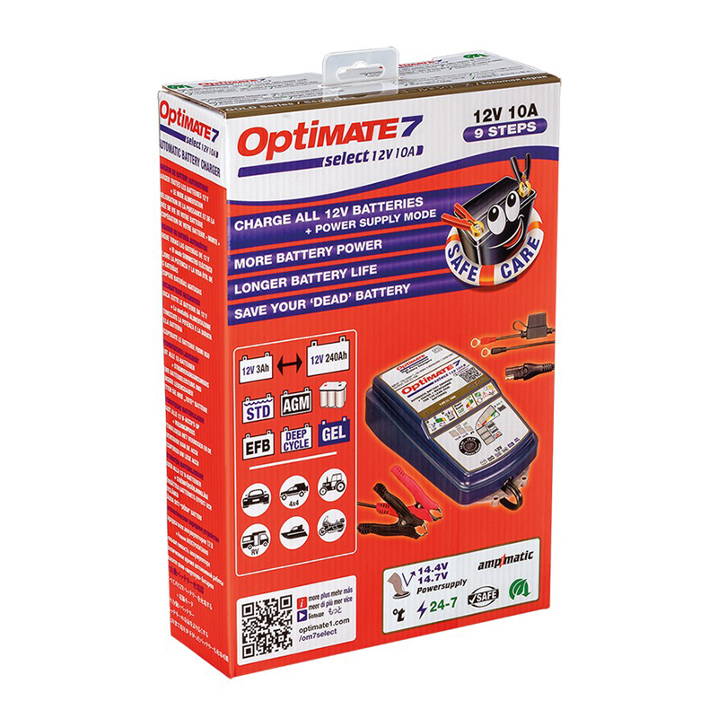Optimate 7 Select 12V 10-Amp Battery Saving charger-tester-maintainer