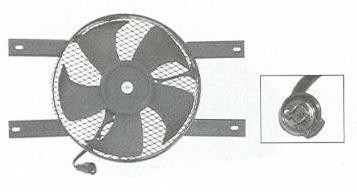 ventilator + huis, 5 bladen Suzuki Vitara Cabrio JLXS, 1996-1998