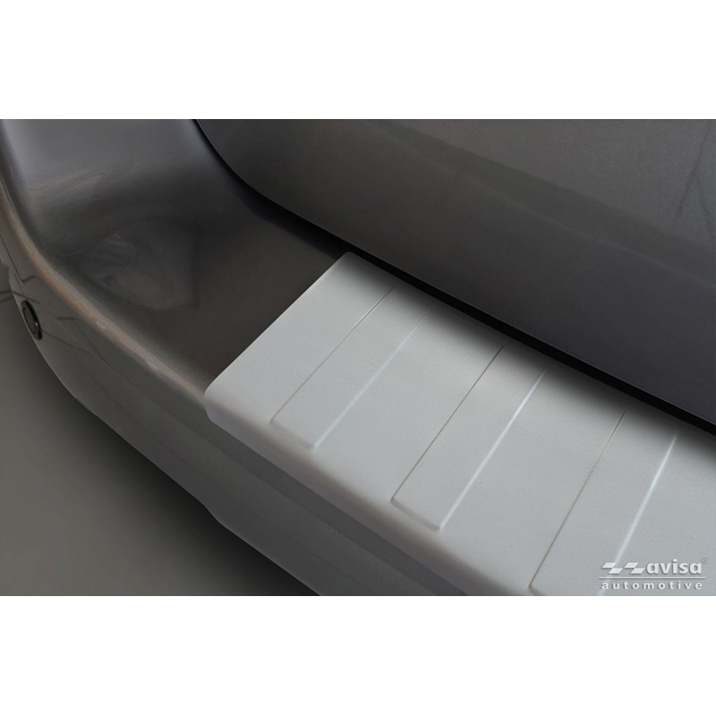Avisa Stainless Steel Powdercoated Rear bumper protector  Citroën Jumpy & Spacetourer / Peugeot Expert & Traveller / Toyota Proace 2016- / Opel Vivaro & Zafira Life 2019- (L1) 'Soft Silver'