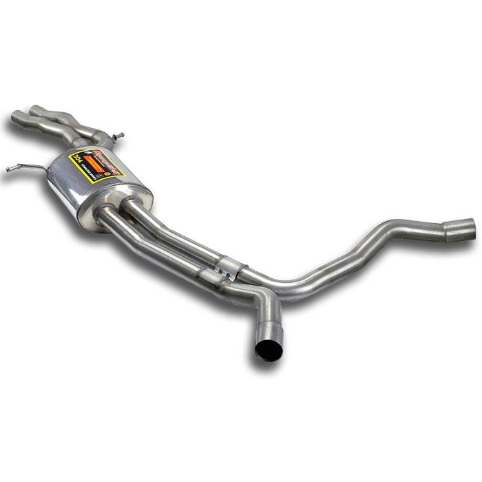 AUDI A6 C7 4G (Sedan + Avant) 2.8 FSI V6 (204 Hp) 2011 -> 2014 ("Cat.- Back" system) Centre exhaust