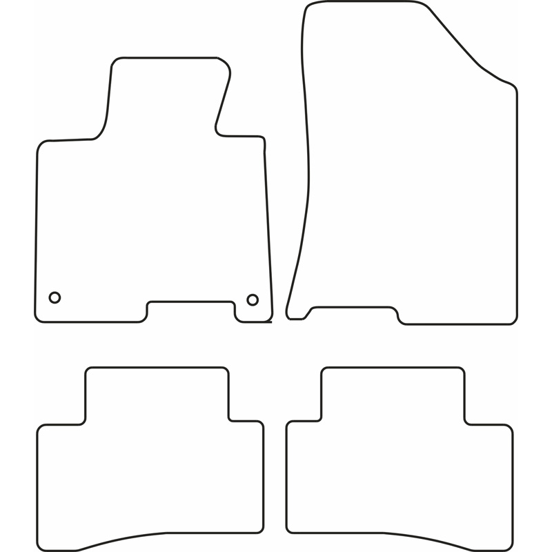 Set velour car mats  Kia Sportage V 2021- excl. Hybrid