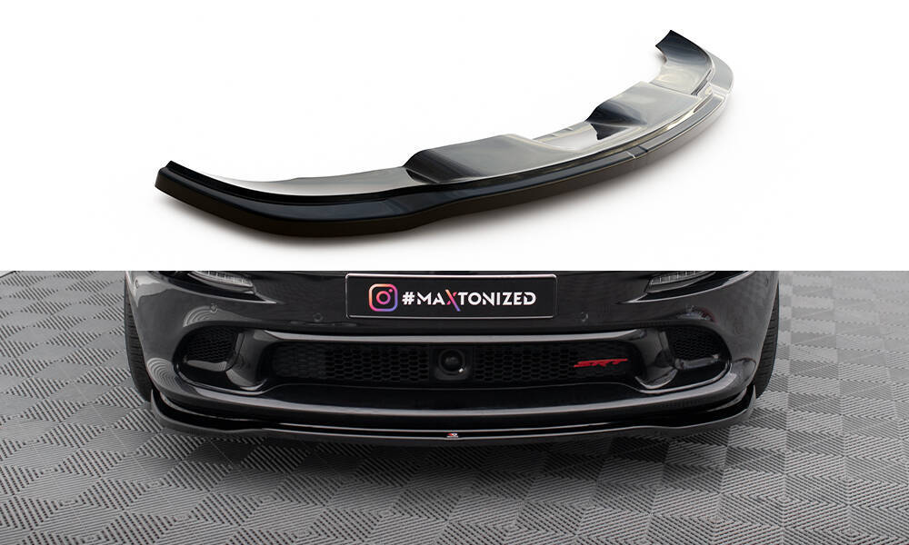 Voorspoiler Jeep Grand Cherokee SRT WK2 FL Maxton Glans Zwart