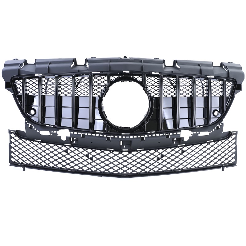 Grillen set Mercedes SLK R172 GT-R Look Zwart
