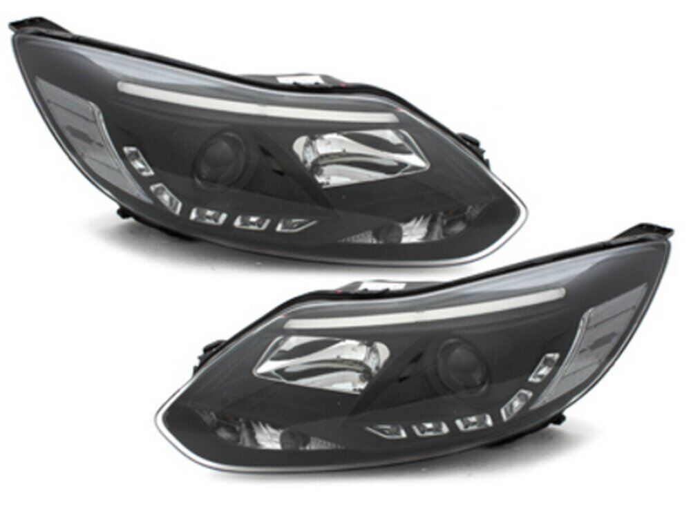 Headlight Ford Focus 11->> clear/black