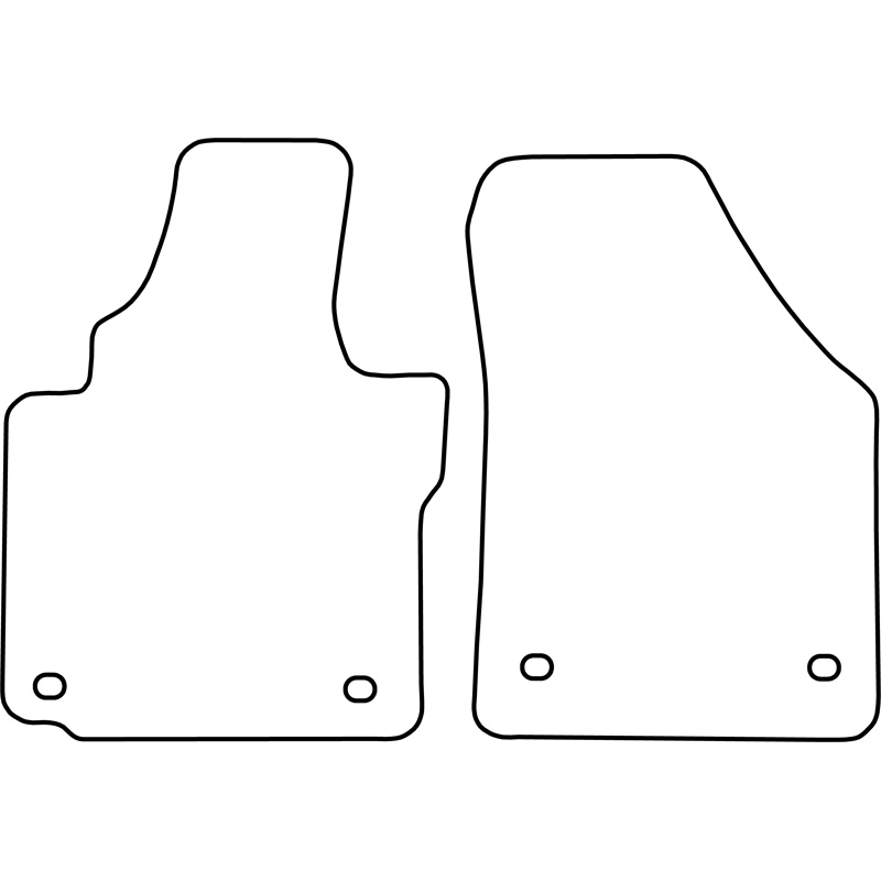 Automatten  Volkswagen Caddy 2004-2007 (alleen voor)
