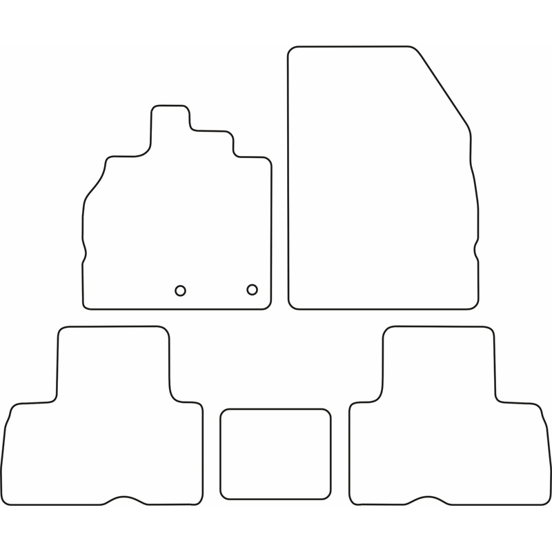 Set velour car mats  Renault Scenic 2009-2015