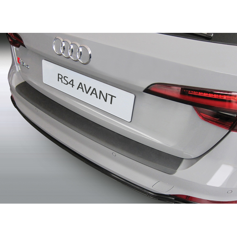 ABS Rear bumper protector  Audi RS4 Avant 2018- Black