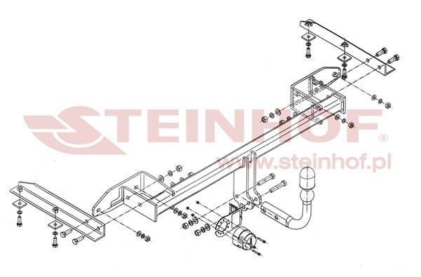 Trekhaak Opel Zafira Tourer (excl.CNG) (excl. Flex-Fix) 01/2012-