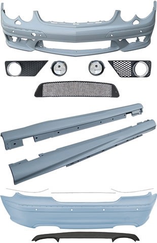 Bodykit Bumper set Mercedes CLK W209 AMG look