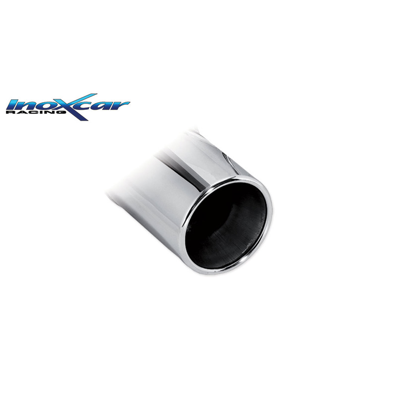 100% Inox Sport Exhaust  Toyota Aygo 1.0 69hp 2014- 1x80mm