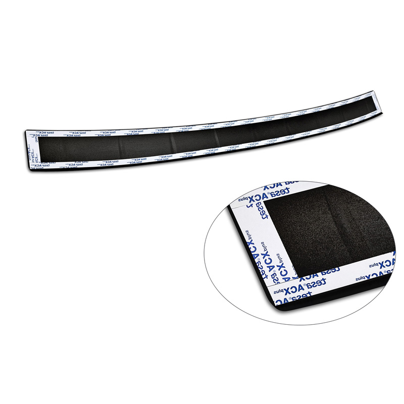 Matt Black Stainless Steel Rear bumper protector  Volkswagen Tiguan (CT1) 2024- 'Ribs'