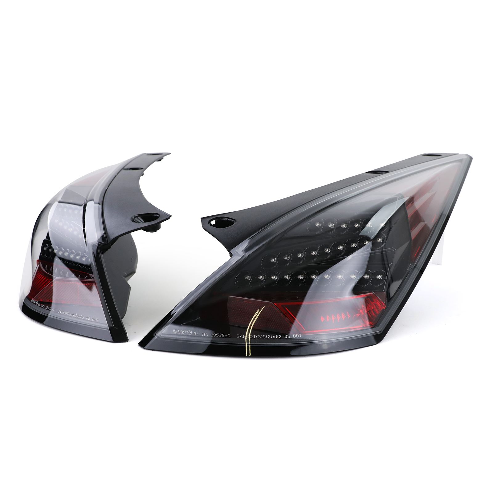 Achterlichten Nissan 350Z Z33 02-08 LED Z-Design zwart