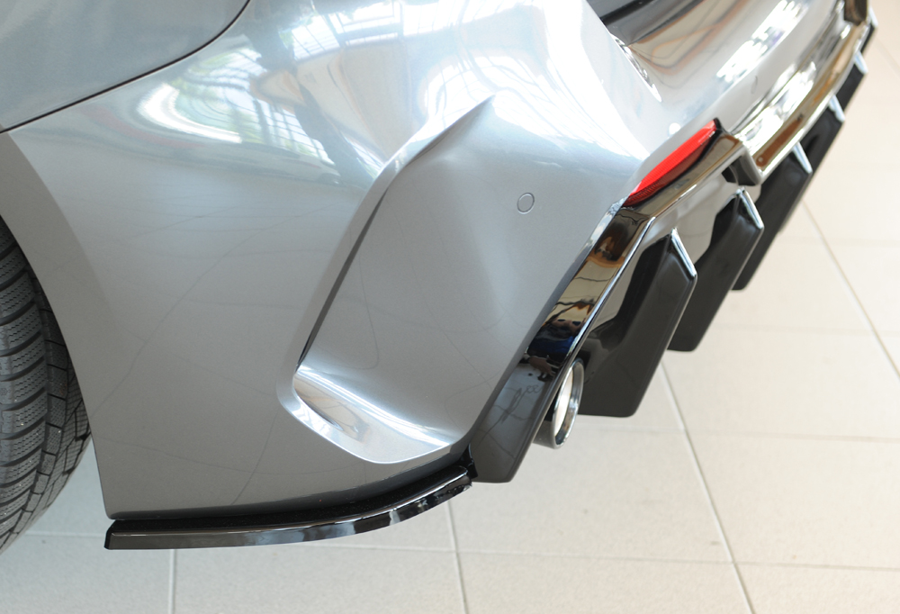 Zijdiffuser BMW 1 Serie F40 Rieger Glans Zwart