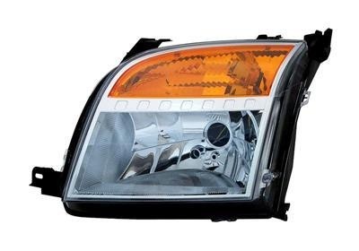 koplamp, H4, elektr verstelb, incl stelmotortje, links Ford Fusi