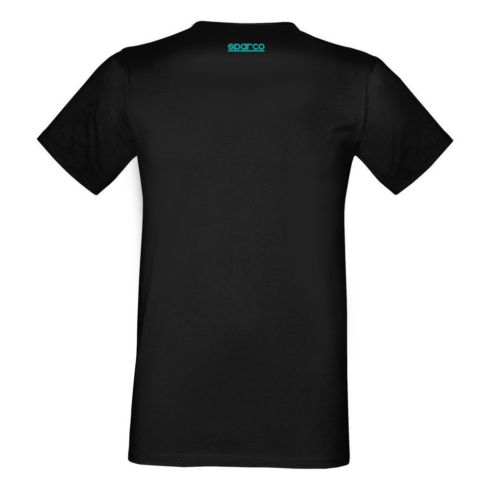 Sparco T-Shirt 'Tron' Zwart