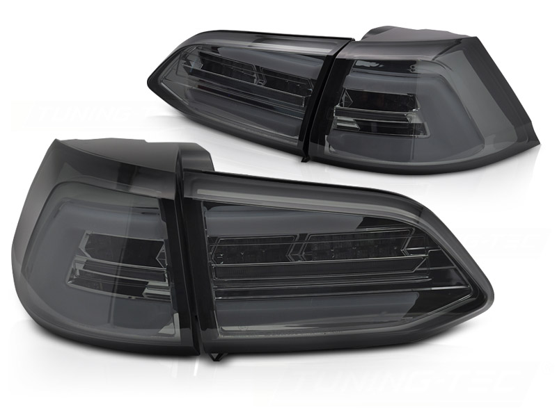 Achterlichten VW Golf VII Variant 12- Zwart/Smoke G8 Look LED Tube