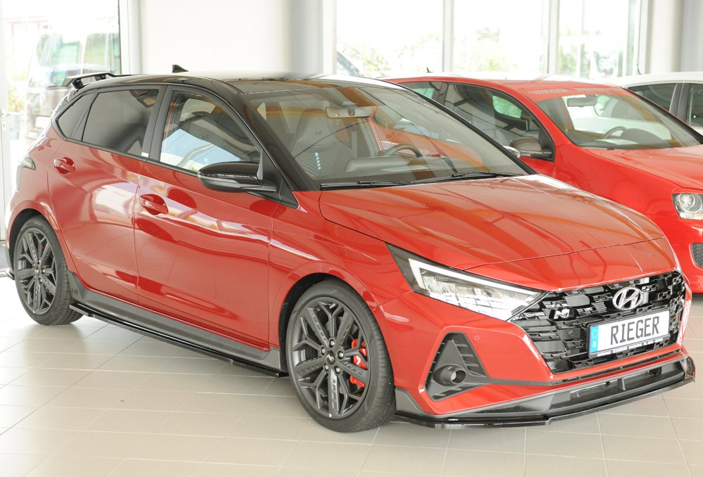 Voorspoiler Hyundai i20N Glans zwart