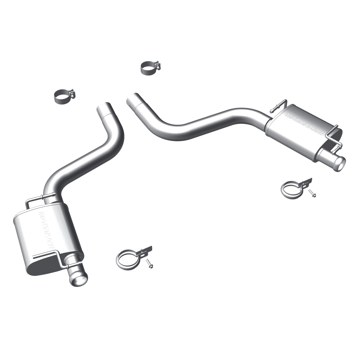 Dodge Sys A/B Challenger SRT 6.1 OEM tip Magnaflow Cat-Back