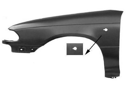 spatbord, met zijknipperlichtgat, links,-09/1994 Opel Astra F, 1