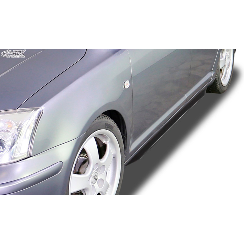 Side skirts 'Slim'  Toyota Avensis T25 2003-2009 (ABS glossy black)
