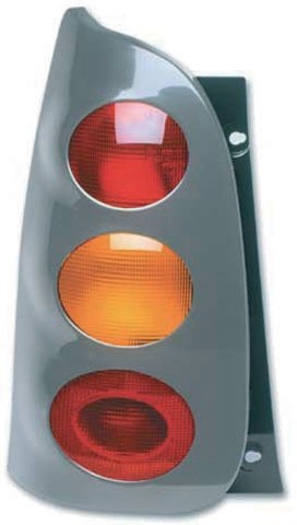 Achterlicht rechts SMART 98-06 lijst ZILVERKLEUR