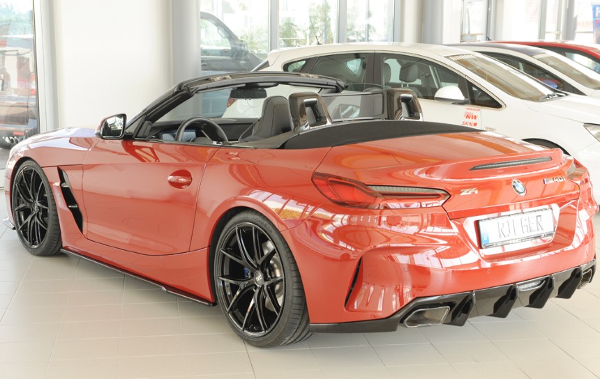 Zijskirts BMW Z4 G4Z/G29 roadster Rieger glans zwart