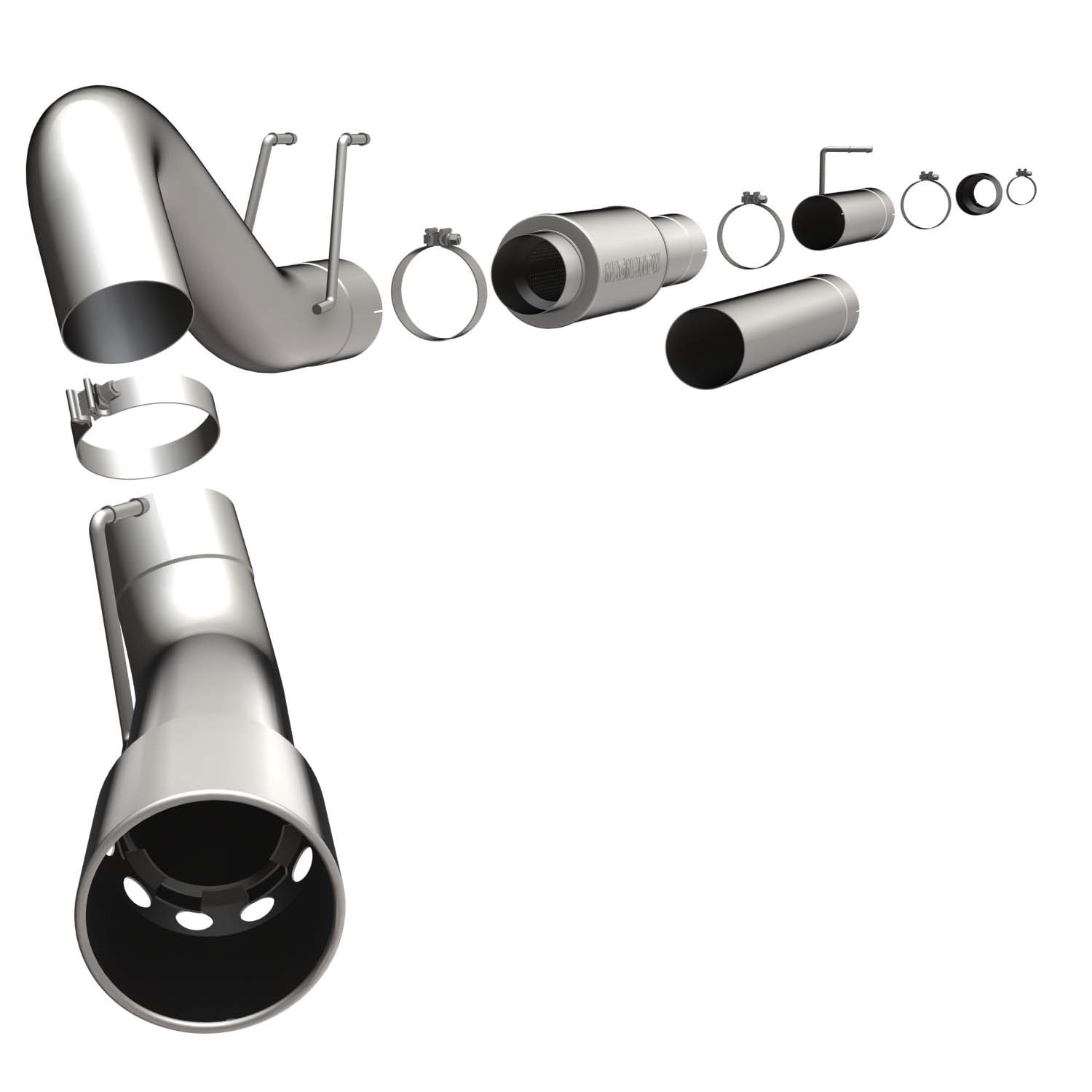 Ford Sys XL 08 Ford F-Series 6.4L 5" Magnaflow Cat-Back