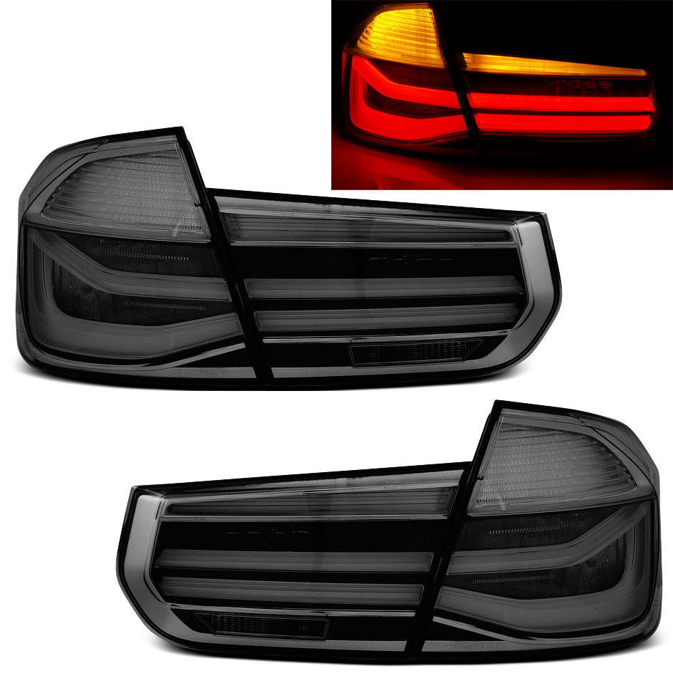 Achterlichten BMW F30 Limousine 2011-2014 LCI Design Smoke