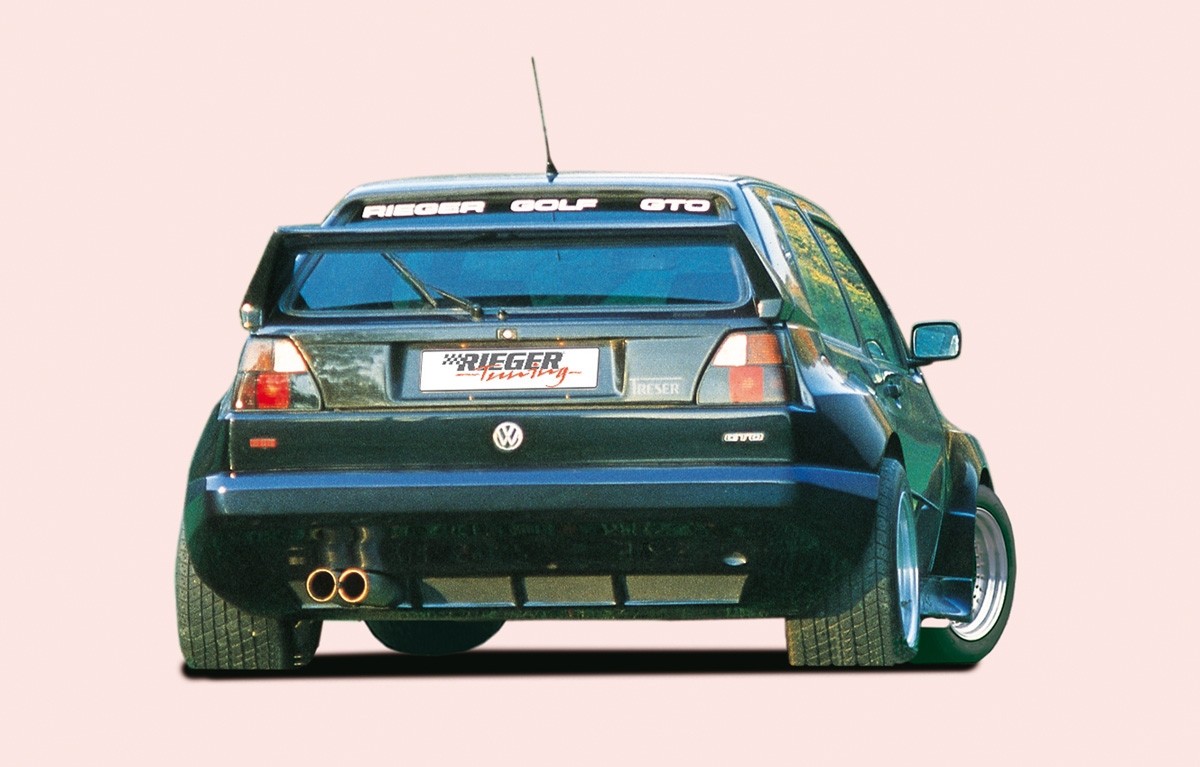 Achterspoiler Breedversie ll VW Golf II Polyester Rieger