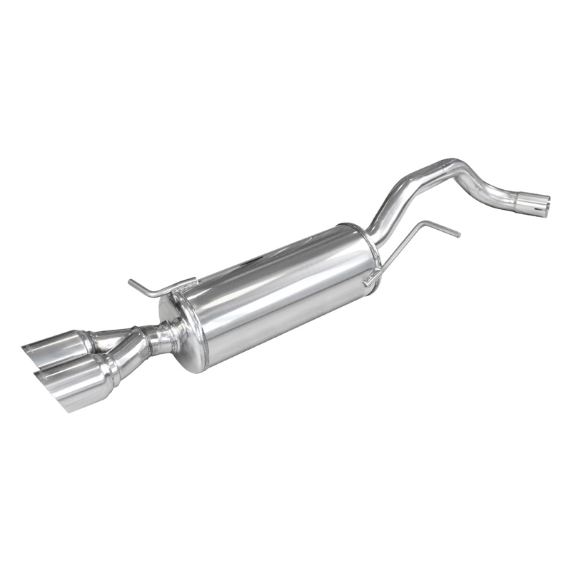 100% Inox Sport Exhaust  Audi A1 1.4TFSi Sport (185HP) 2011- Ø55mm 2x80mm Racing