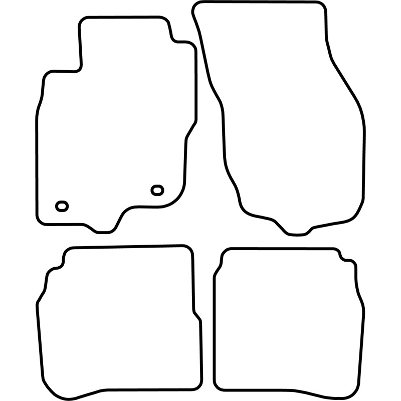 Set velour car mats  Mitsubishi Lancer 1996-2004