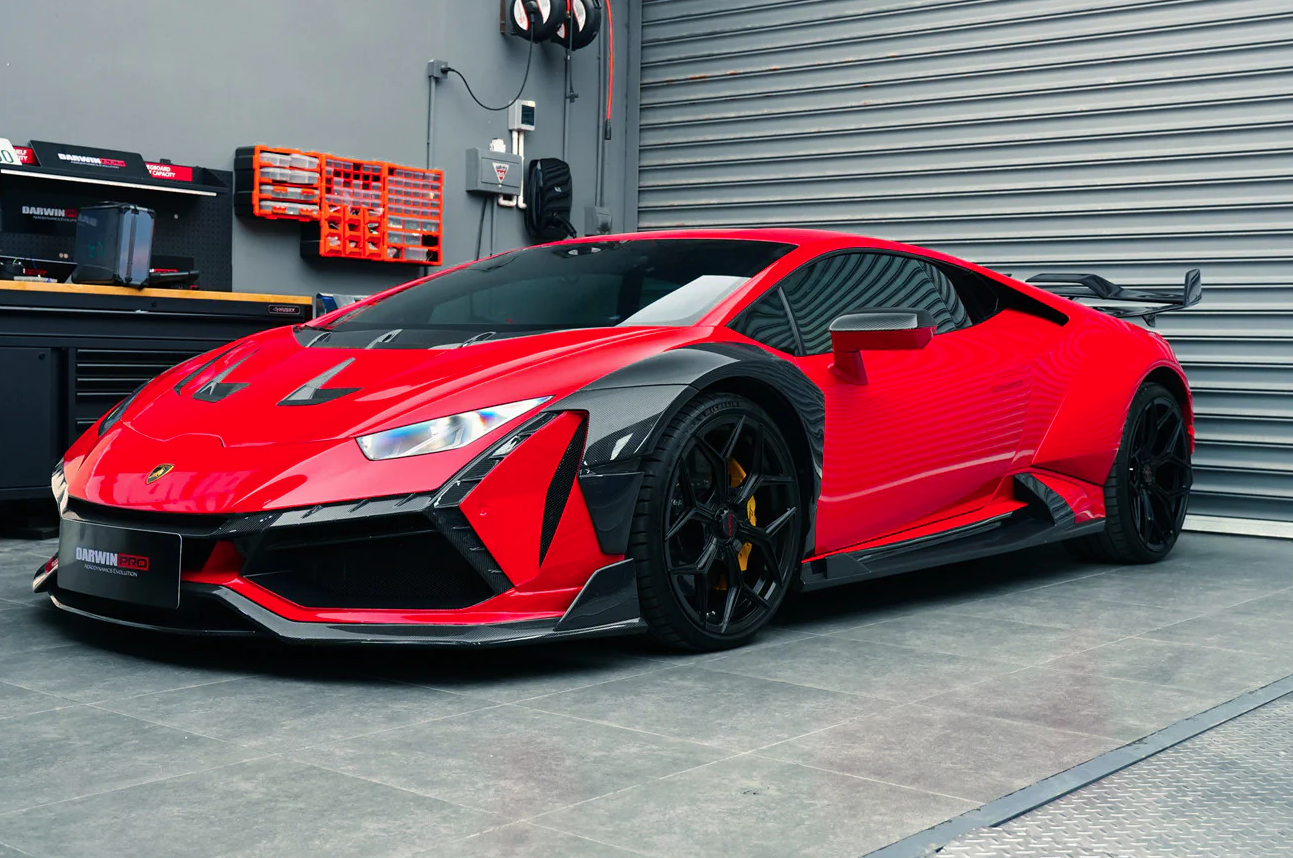 Widebody Lamborghini Huracan BKSSII Style Darwin Pro Carbon