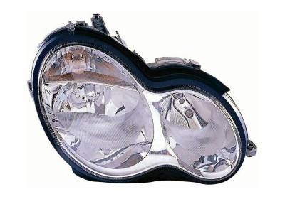 koplamp, H7+H7, pneum verstelb, rechts, 03/2004-Mercedes C klass