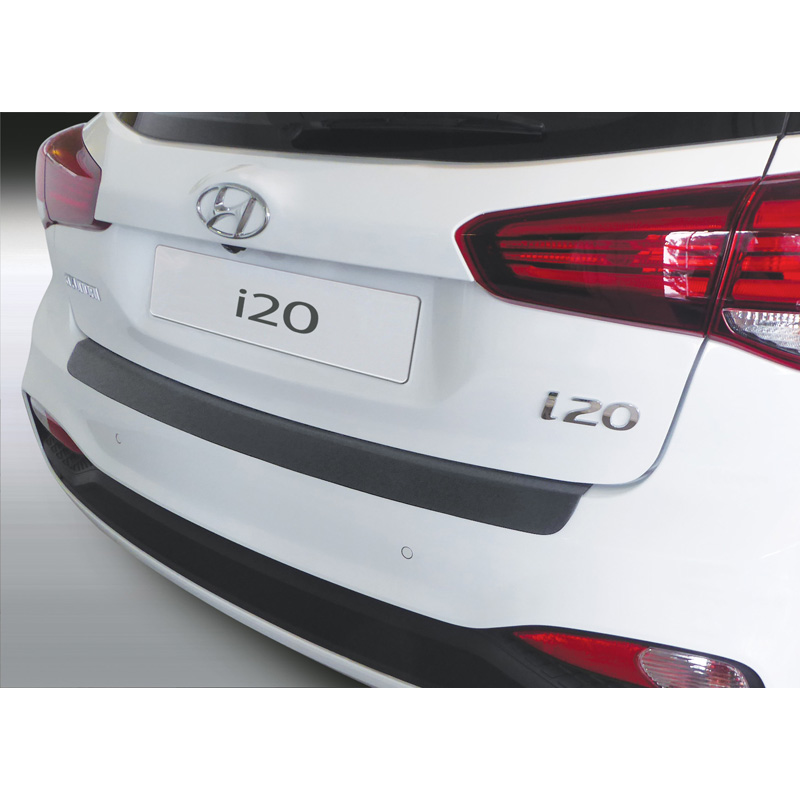 ABS Rear bumper protector  Hyundai i20 2018-2020 Black
