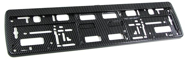 Kentekenplaathouder carbon look
